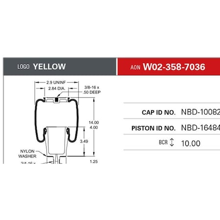 Firestone Fitting - Air Line, Rear Suspension W023587036